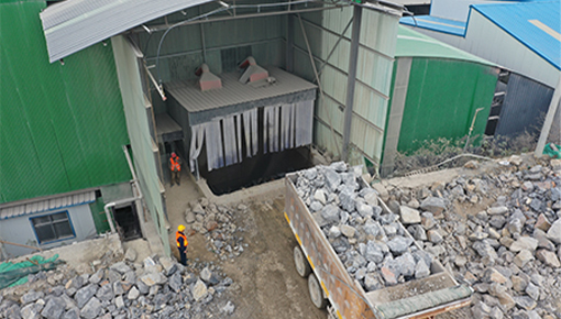 700-800tph granite crushing production line in Indonesia