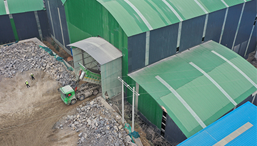 700-800tph granite crushing production line in Indonesia